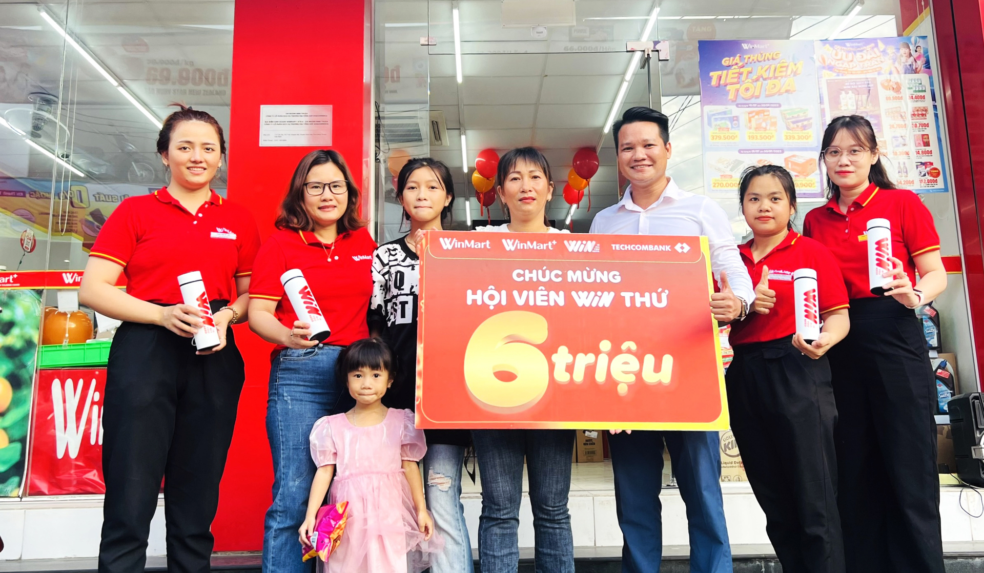 Cán mốc 6 triệu Hội viên WIN, WinMart tưng bừng ưu đãi